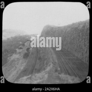 Wendestation oder Switchback auf die Bhor Ghat Neigung des großen indischen Halbinsel Eisenbahn, in der Nähe von Bombay Stockfoto
