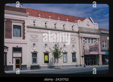 Rialto Theater, Winkel 1, Main Street, Deer Lodge, Montana Stockfoto