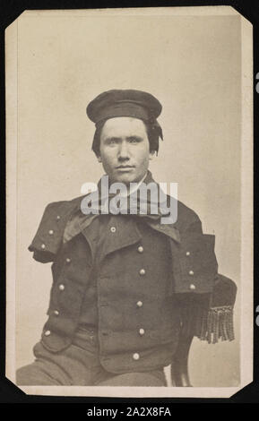 Richard D. Dunphy, ehemals Kohle Schwerere der U.S. Navy in Uniform/S. Masuren, Fotokünstler, 289 Washington Street, Boston Stockfoto