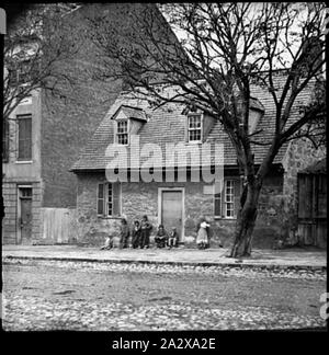 Richmond, Virginia Das alte Steinhaus (Washington's Headquarters, 1916 East Main Street Stockfoto