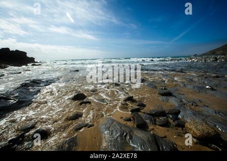 Dollar Cove, Cornwall, Großbritannien Stockfoto