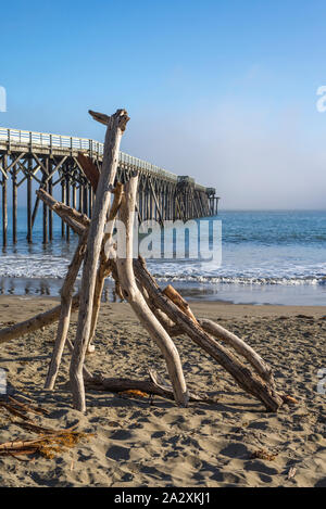 William Randolph Hearst Memorial State Beach. San Simeon, Kalifornien, USA. Stockfoto