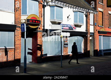 Das Xtra Pub, jetzt geschlossen, in Gainsborough, Lincolnshire, England, Großbritannien Stockfoto