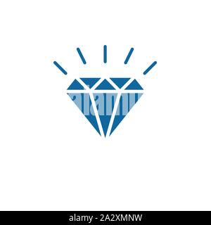 Diamond Logo Vorlage Vektor icon Abbildung design Stock Vektor