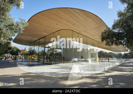 Cupertino, Kalifornien - 29.November 2018: Apple Park Visitor Center. Stockfoto