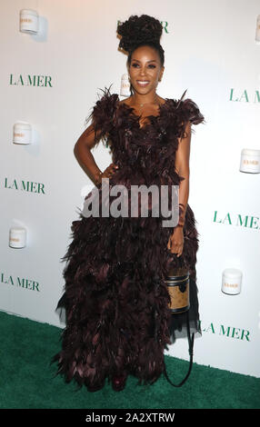 New York, NY, USA. 3. Okt, 2019. Juni Ambrosius im La Mer durch Sorrenti Kampagne im Studio 525 am Oktober 03, 2019 in New York City. Credit: Faye Rw/Medien Punch/Alamy leben Nachrichten Stockfoto