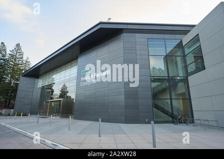 Palo Alto, Kalifornien - Dec 10, 2018: Hewlett Packard Enterprise. Stockfoto