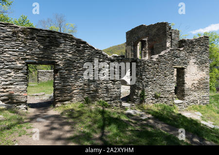 Ruinen von St. John's Episcopal Church in Harpers Ferry, West Virginia Stockfoto