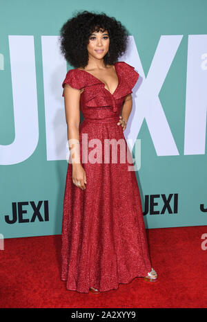 Oktober 2019, Westwood, Kalifornien, USA: 03. Oktober 2019 – Westwood, Kalifornien – Alexandra Shipp. „Jexi“ Los Angeles Premiere im Fox Bruin Theater. Foto: Birdie Thompson/AdMedia Stockfoto