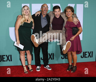 Oktober 2019, Westwood, Kalifornien, USA: 03. Oktober 2019 – Westwood, Kalifornien – Adam Devine. „Jexi“ Los Angeles Premiere im Fox Bruin Theater. Foto: Birdie Thompson/AdMedia Stockfoto