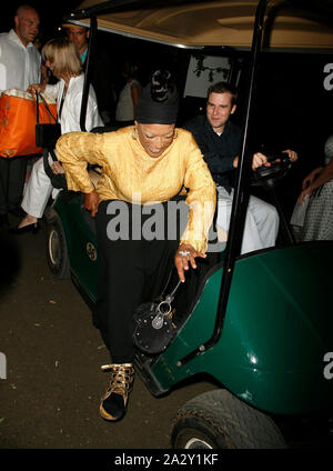 Jessye Norman die Teilnahme an der Gala Opening Night Premiere der Produktion der öffentlichen Theater MUTTER COURAGE UND IHRE KINDER im Delacorte Theater im Central Park in New York City. August 21, 2006 Quelle: Walter McBride/MediaPunch Stockfoto