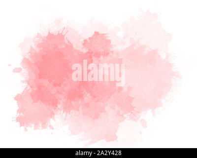 Abstrakte schöne bunte Form watercolor Illustration Malerei Hintergrund und Textur Kulisse. Stockfoto