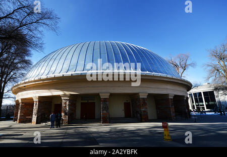 Der Tabernakel in Salt Lake City in der Temple Square in Salt Lake City. Stockfoto