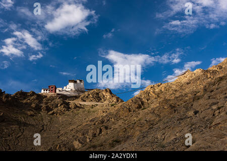 Namgyal Tsemo Gompa im Leh Stockfoto