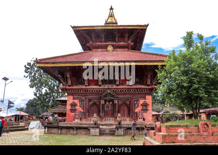 Changunarayan Tempel in Nepal. UNESCO Weltkulturerbe Stockfoto