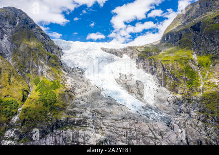 Boyabreen Gletscher in Sogndal Bereich in Sogndal Gemeinde in Sogn und Fjordane County, Norwegen. Stockfoto