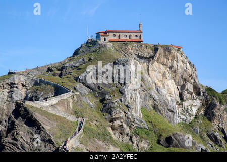 San Juan de Gaztelugatxe Kirche, Baskenland, Spanien Stockfoto