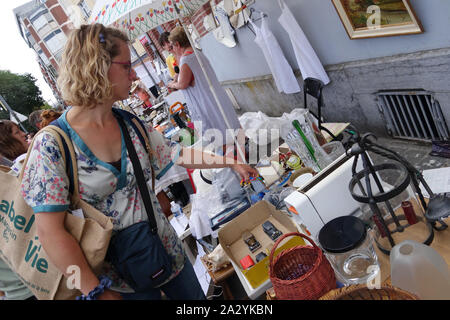 Lille Braderie 2019, Lille, Rijsel, Frankreich Stockfoto