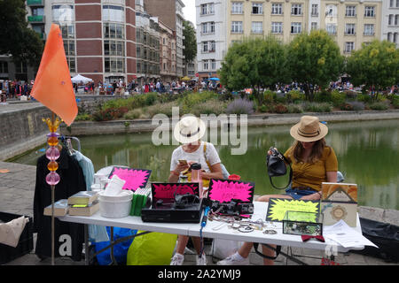 Lille Braderie 2019, Lille, Rijsel, Frankreich Stockfoto