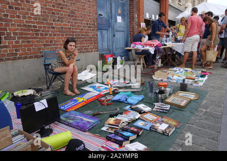 Lille Braderie 2019, Lille, Rijsel, Frankreich Stockfoto