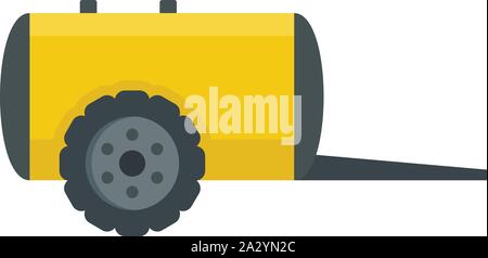 Farm trail Zisterne Symbol. Flache Darstellung der Farm trail Zisterne vektor Symbol für Web Design Stock Vektor