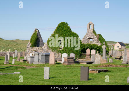 Balnakeil Kirche, Durness, Sutherland Stockfoto