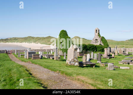 Balnakeil Kirche, Durness, Sutherland Stockfoto