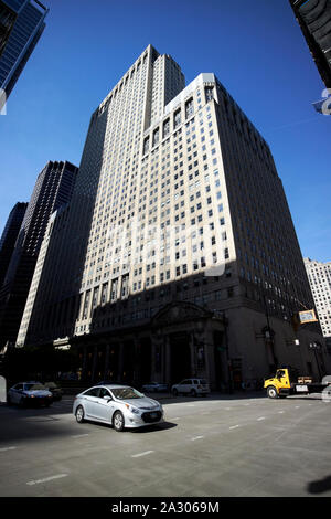 Civic Theatre Lyric Opera Chicago opera house building Chicago Illinois Vereinigte Staaten von Amerika Stockfoto