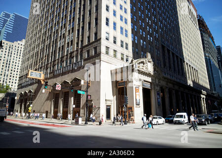 Civic Theatre Lyric Opera Chicago opera house building Chicago Illinois Vereinigte Staaten von Amerika Stockfoto