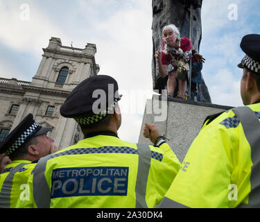 Der Putsch Protest, Westminster, London, Großbritannien, 3. September 2019 Stockfoto