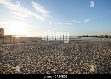 Strand in Santa Cruz, Kalifornien, USA. Stockfoto