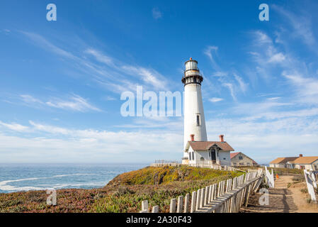 Pigeon Point Lighthouse. San Mateo County, Kalifornien. Stockfoto