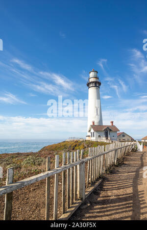 Pigeon Point Lighthouse. San Mateo County, Kalifornien. Stockfoto