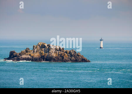 Pointe du Grouin in Saint-Malo, Frankreich, Bretagne, Europa Stockfoto