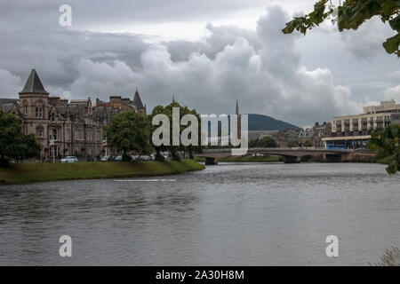 Inverness - alten Domstadt in den schottischen Highlands. Schottland, Großbritannien Stockfoto