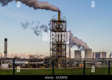 Kohlekraftwerk Lippendorf Deutschland Stockfoto