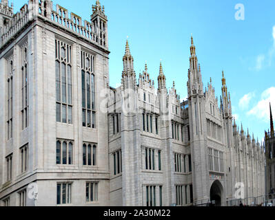 Die Außenseite des Marischal College. Aberdeen, Schottland, Großbritannien Stockfoto