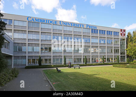 Hauptsitz der Cambridge University Press, Cambridge, Großbritannien Stockfoto