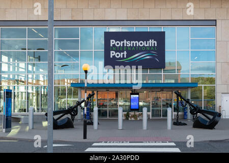 Portsmouth International Port, Portsmouth, England, Großbritannien Stockfoto