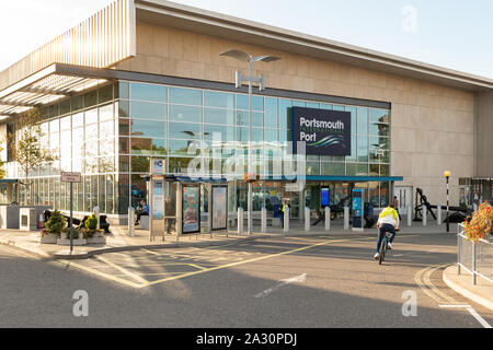 Portsmouth International Port, Portsmouth, England, Großbritannien Stockfoto