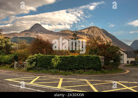 Glencoe. Lochaber in Highlands, Schottland, Großbritannien. Schottische Highlands. Stockfoto