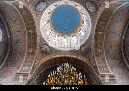 Innenansicht der Uspenski Kathedrale in Helsinki, Finnland. Stockfoto