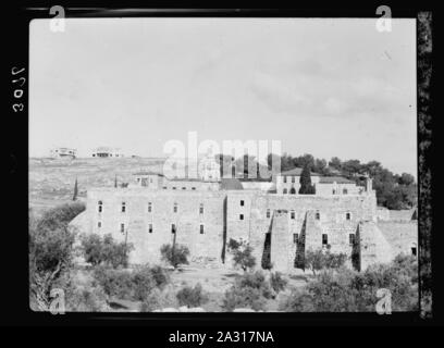 Umgebung von Jerusalem. Kloster des Kreuzes. Standort, an dem Baum des Kreuzes wuchs Soll Stockfoto