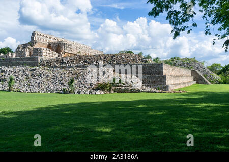 August 3, 2019: Maya archäologische Stätte von Kabah auf der Puuc Route in Yucatan, Mexiko Stockfoto