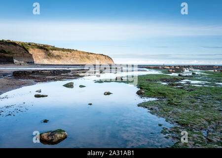 Blick über Robin Hood's Bay Stockfoto