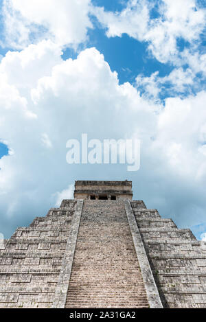 Maya Pyramide von Huhn Izta in Yucatan, Mexiko Stockfoto