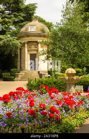 Die jephson Memorial in der jephson Gärten Gärten und Park Royal Leamington Spa Warwickshire, England Stockfoto