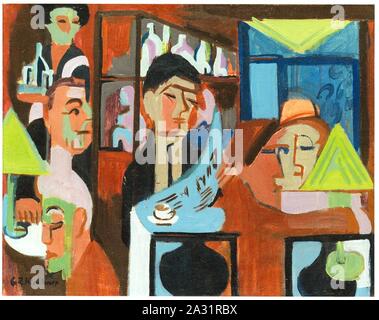 Ernst Ludwig Kirchner - Davoser Cafe - 1928. Stockfoto