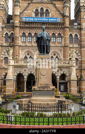 Mumbai, Maharashtra Indien August 12, 2019 Municipal Corporation von grösserem Mumbai, auch als Brihanmumbai Municipal Corporation bekannt. Es ist Indiens ric Stockfoto