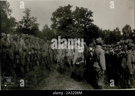 Erzh. KARL Tronfolger FRANZ JOSEF bei den Ukrainern, Hnilcze. Stockfoto